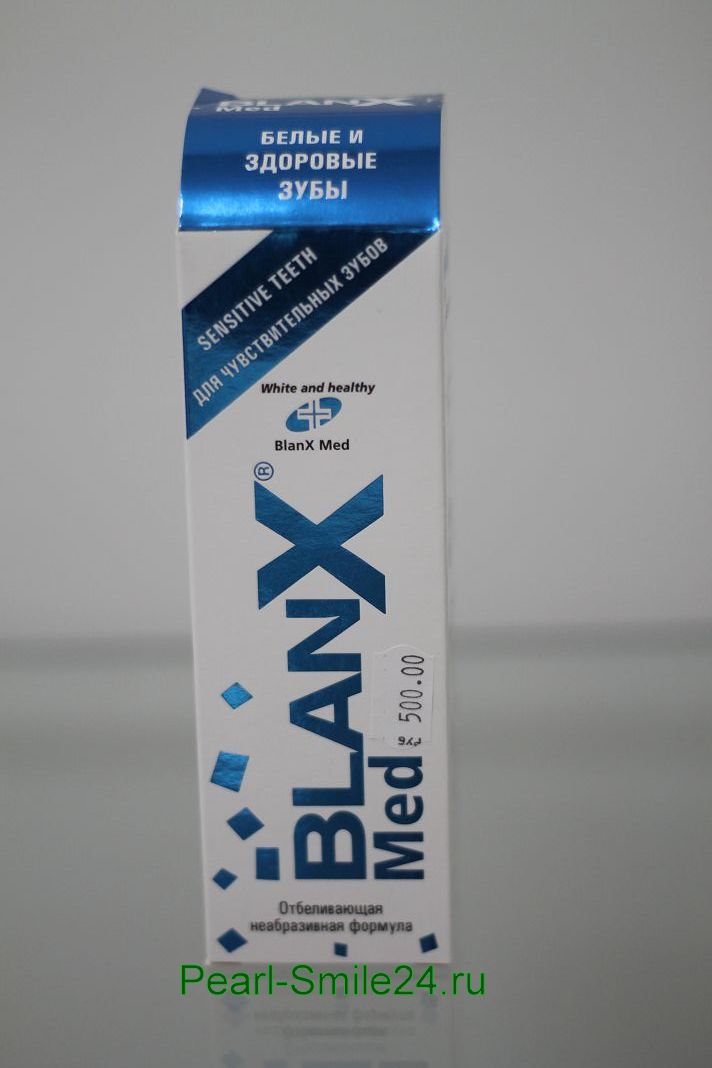зубная паста для чувствительных зубов blanx med