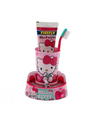 SmileGuard Hello Kitty Toothbrush Timer Gift Set набор гигиенический: зубная щетка, паста, подставка-таймер, стакан