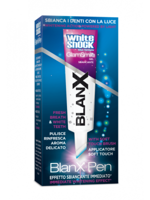 Карандаш для отбеливания зубов BlanX White Shock Gel Pen  (12 мл)