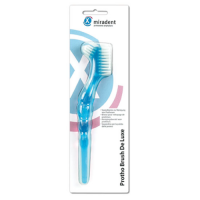 Miradent Protho Brush De Luxe щетка для чистки съемных зубных протезов голубая 
