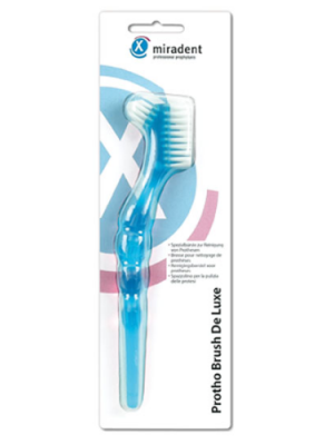 Щетка Miradent Protho Brush De Luxe для чистки зубных протезов