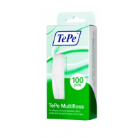 TePe Multifloss зубная нить для очищения межзубных промежутков и орто-конструкций (100 шт) 
