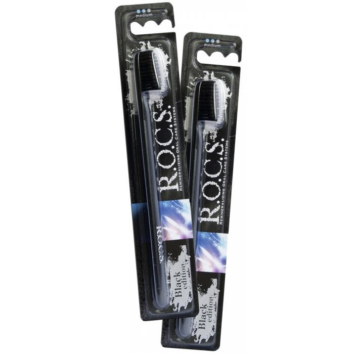 Rocs black edition зубная щетка купить ингаляторы в караганде цены