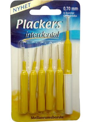Plackers Interdental 0,70 мм набор цилиндрических интердентальных ершиков