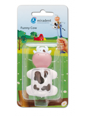 Miradent Funny Cow футляр для хранения детской зубной щетки Коровка