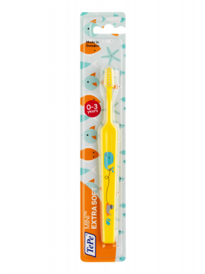 TePe Mini Extra Soft зубная щетка с экстра мягкими щетинками от 0+ до 3 лет