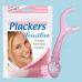 Plackers Sensitive зубная нить флоссер для чувствительных зубов со встроенной зубочисткой.