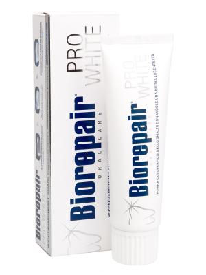 Зубная паста для отбеливания чувствительных зубов  Biorepair Pro White  75 мл