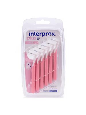 Dentaid Interprox Plus Nano набор межзубных ёршиков 0.6мм розовые 6шт
