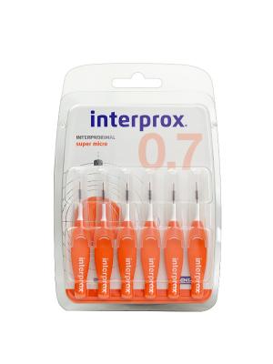 Dentaid Interprox Super Micro набор межзубных ёршиков 0.7мм оранжевые 6шт
