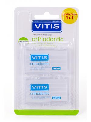 Dentaid Vitis Orthodontic 1+1 ортодонтический воск для брекет-систем 