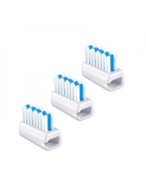 Donfeel HSD-005 синяя насадка для зубных электрических щёток средней жесткости 3 шт.