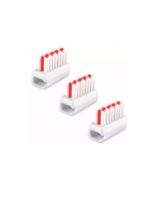 Donfeel HSD-005 красная насадка для зубных электрических щёток средней жесткости 3 шт.