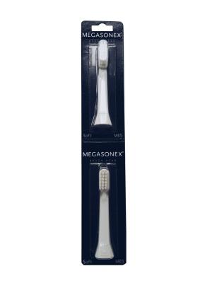 Megasonex Soft MB5 сменные насадки мягкие прямые для ультразвуковой зубной щётки M8
