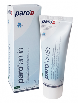 Paro Amin детская зубная паста с аминофлюоридом и пантенолом 6+ (75 мл)