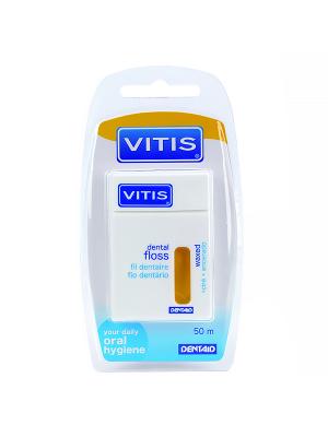 Vitis Waxed Easy-Glide Cleaning зубная нить вощёная 50м